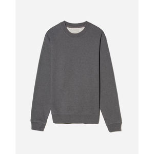 Everlane Track Sweatshirt Mens Medium M Gray Crewneck Organic Cotton Terry NEW